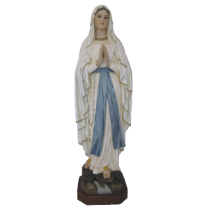 Virgen de Lourdes color 130 cms