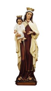 Virgen del Carmen clásica 140cm