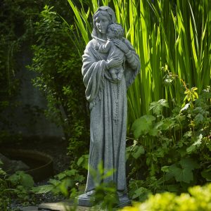 Virgen de La Calle 107cm tipo piedra