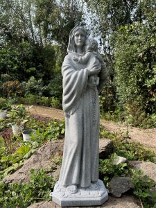 Virgen de la Calle 85cm tipo piedra