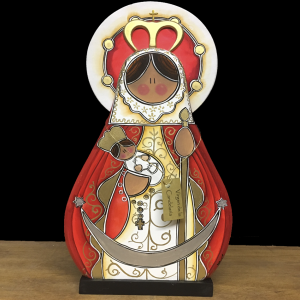 Virgen.. Candelaria 35 x 18 cms