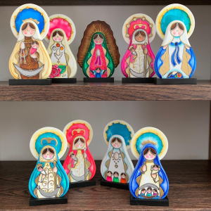 Virgencitas colorida