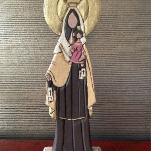 Virgen del Carmen Huellas 32cm de mesa