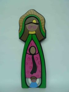 Virgen Guagalupe 45cm Lara