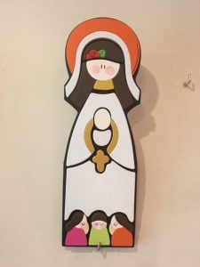 Virgen de Fátima 45cm Lara