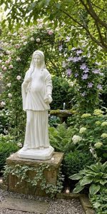 Virgen de la Esperanza 120cm marfil