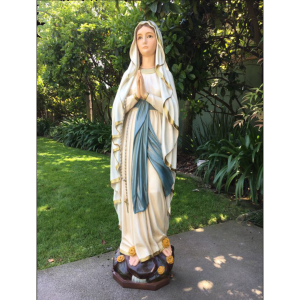 Virgen de Lourdes110cm color exterior
