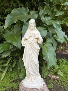 Sagrado Corazon de Jesús 62cm marfil