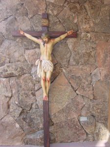 Cristo 90cm con cruz 180cm