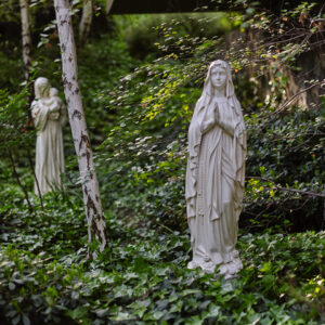 Virgen de Lourdes 110cm marfil