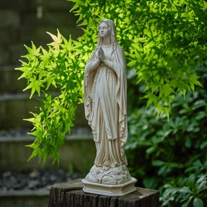 Virgen de Lourdes 42cm marfil