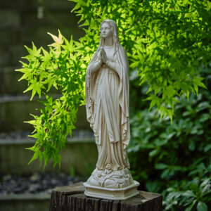 Virgen de Lourdes 42cm marfil