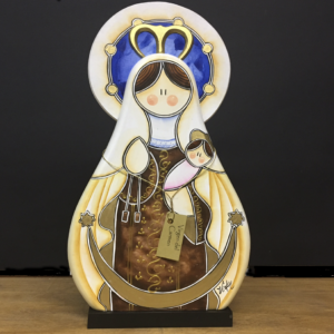 Virgen.. del Carmen 35 x 18cm Lara