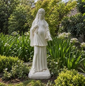 Virgen de la Esperanza 120cm marfil