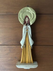 Virgen María Auxiliadora 34cn colgar